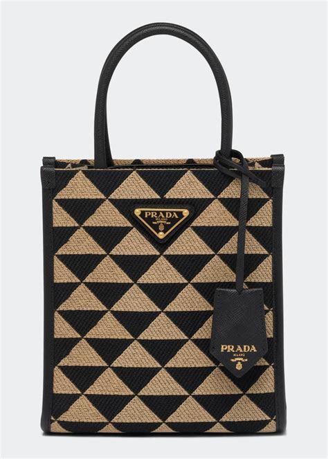 prada triangle tote|Prada triangle bag men.